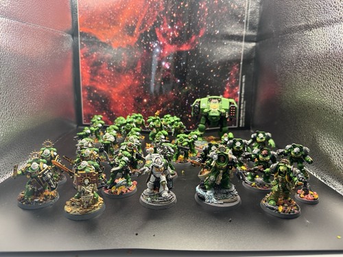 Well painted space marines - space,
