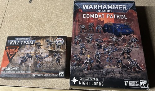 40k unpainted night lords - 40k,
