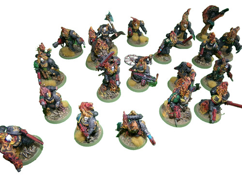 Well painted warhammer 40k - warhammer,