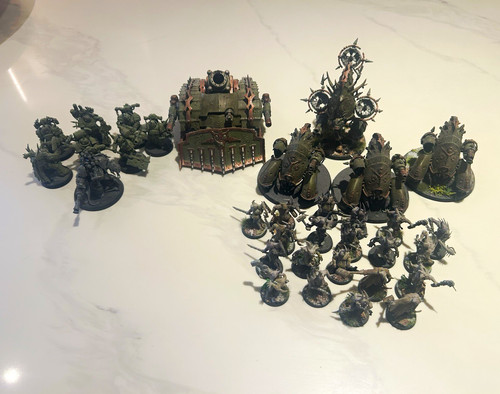 Warhammer death guard army - warhammer,