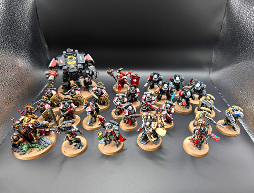 Black templars 2000pt - 2000pt+, painted